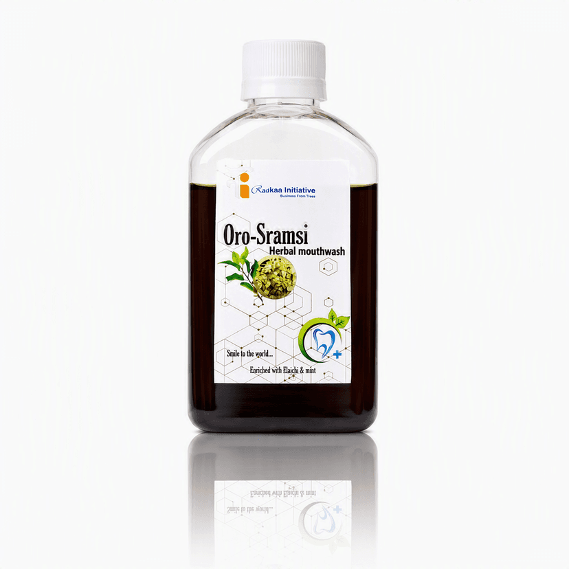 Oro-Sramsi Herbal Mouthwash with Bakula & Arecanut - Image 1
