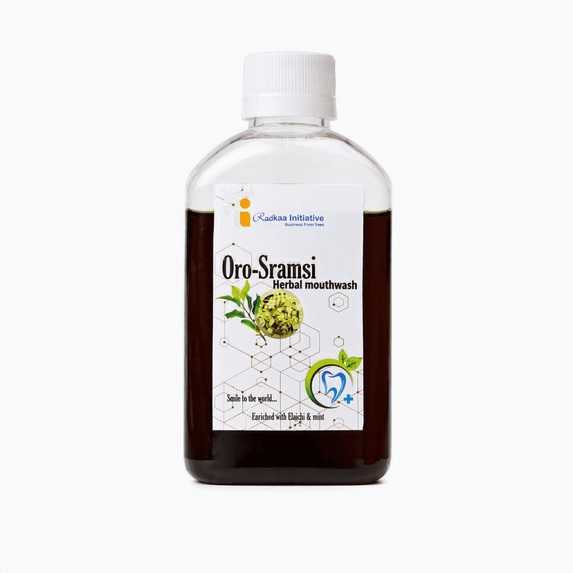 Oro-Sramsi Herbal Mouthwash with Bakula & Arecanut - Image 2